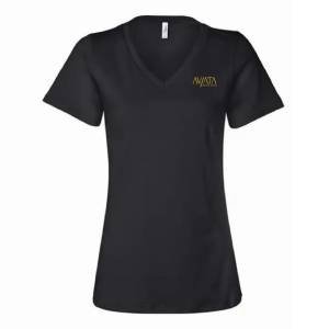 Bella And Canvas Womens Relaxed Jersey V Neck Tee